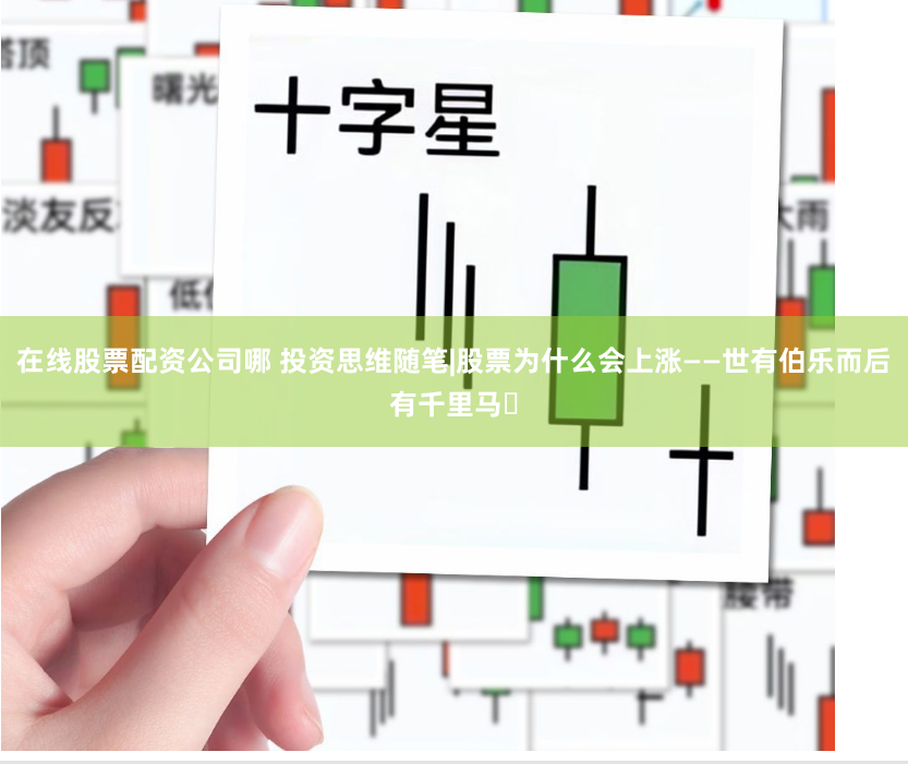 在线股票配资公司哪 投资思维随笔|股票为什么会上涨——世有伯乐而后有千里马​